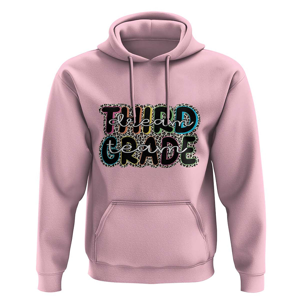 3rd Grade Dream Team Hoodie Third Grade Teacher Back to School TS11 Light Pink Print Your Wear