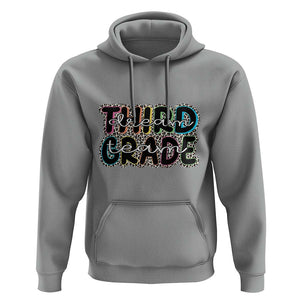 3rd Grade Dream Team Hoodie Third Grade Teacher Back to School TS11 Sport Gray Print Your Wear