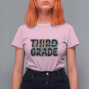 3rd Grade Dream Team T Shirt For Women Third Grade Teacher Back to School TS11 Light Pink Print Your Wear