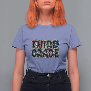 3rd Grade Dream Team T Shirt For Women Third Grade Teacher Back to School TS11 Violet Print Your Wear