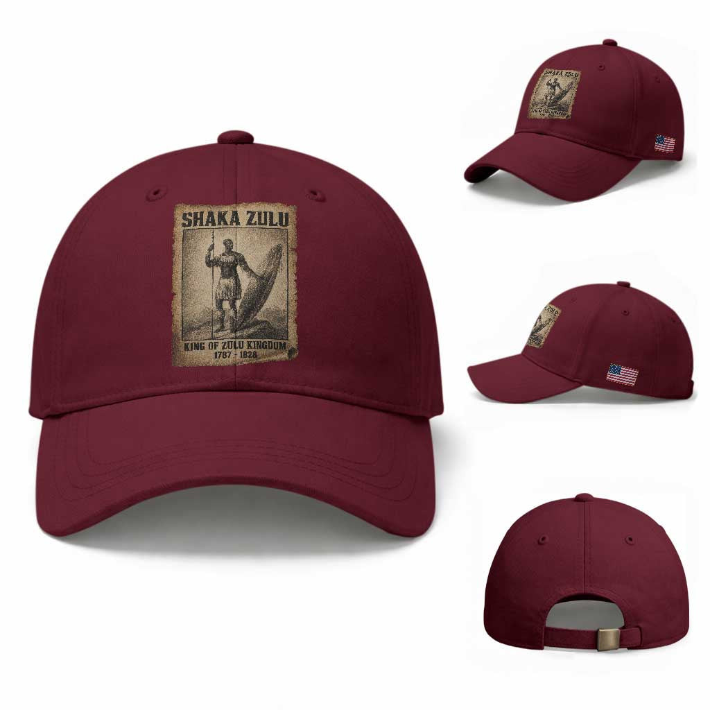 Shaka Zulu Baseball Cap King of Zulu Kingdom Indigenous African Tribe