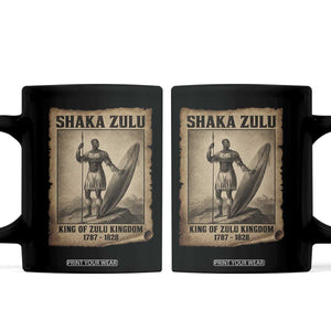 Shaka Zulu Coffee Mug King of Zulu Kingdom Indigenous African Tribe