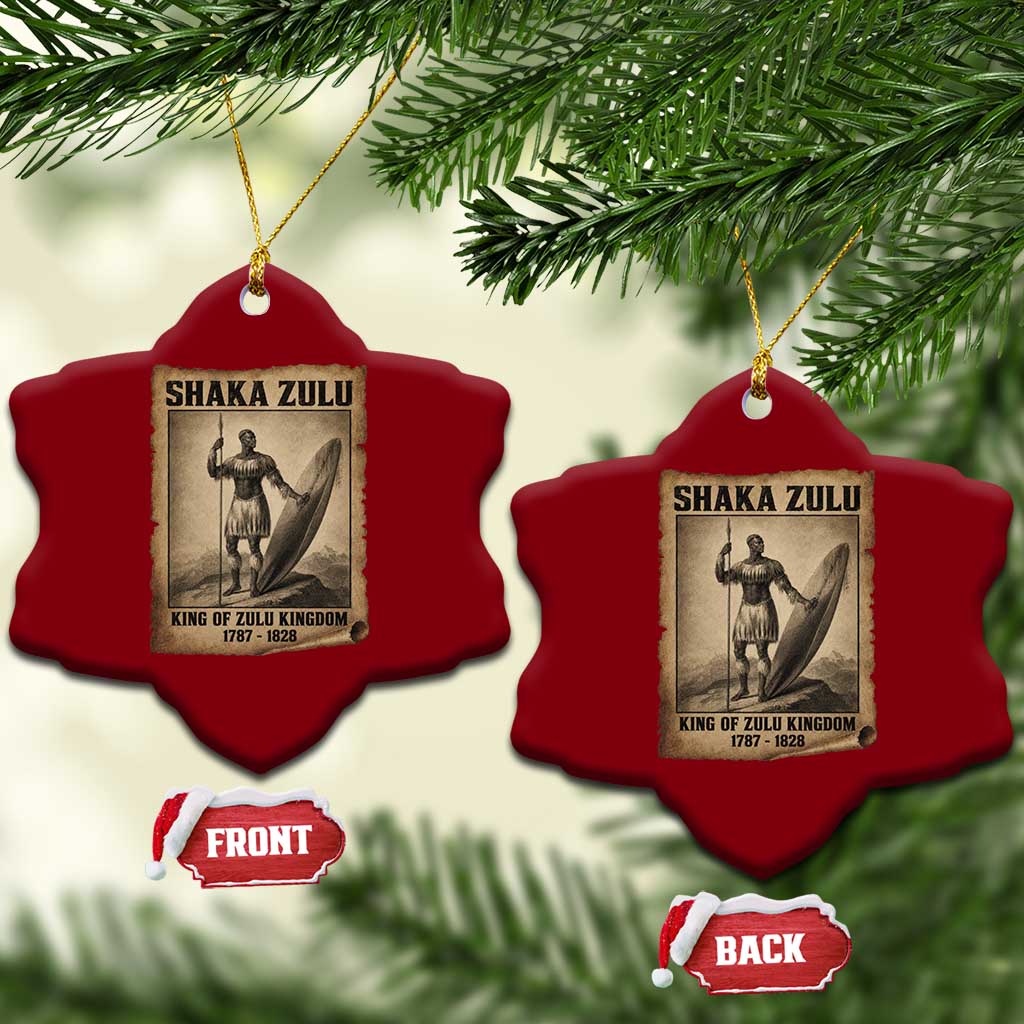 Shaka Zulu Ceramic Ornament King of Zulu Kingdom Indigenous African Tribe TS11 Print Your Wear