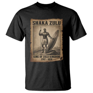 Shaka Zulu T Shirt King of Zulu Kingdom Indigenous African Tribe TS11 Black Print Your Wear