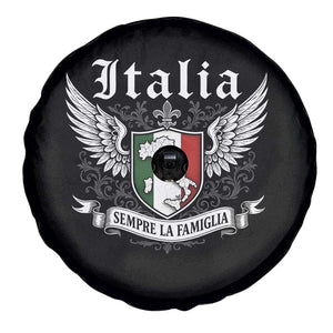 Italy Italia Sempre La Famiglia Spare Tire Cover Family Is Everything Italian Saying TS11 Print Your Wear