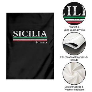Sicily Sicilian Italian Flag Souvenirs Medusa Garden Flag TS11 Print Your Wear
