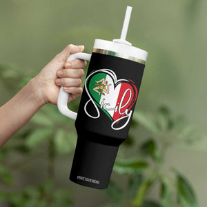 Sicily Palermo Italy Medusa Sicilia Heart Italian Flag Tumbler With Handle TS11 Print Your Wear