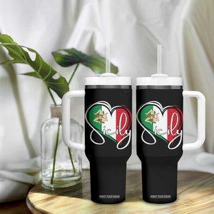 Sicily Palermo Italy Medusa Sicilia Heart Italian Flag Tumbler With Handle TS11 Print Your Wear