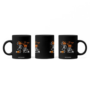 Funny Trump Hallloween Skeleton Pumpkin Political Satire Coffee Mug TS11 Print Your Wear