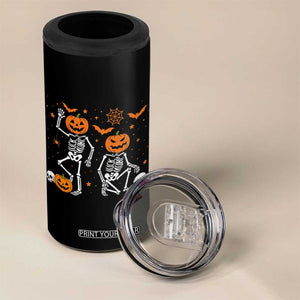 Funny Trump Hallloween Skeleton Pumpkin Political Satire 4 in 1 Can Cooler Tumbler TS11 Print Your Wear