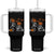Funny Trump Hallloween Skeleton Pumpkin Political Satire Tumbler With Handle TS11 One Size: 40 oz Black Print Your Wear