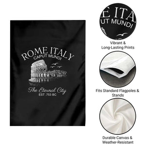 Rome Colosseum Italy Garden Flag Caput Mindi The Eternal City Amphitheatre Ancient TS11 Print Your Wear