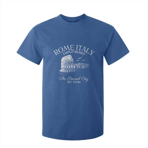 Rome Colosseum Italy T Shirt For Kid Caput Mindi The Eternal City Amphitheatre Ancient TS11 Royal Blue Print Your Wear