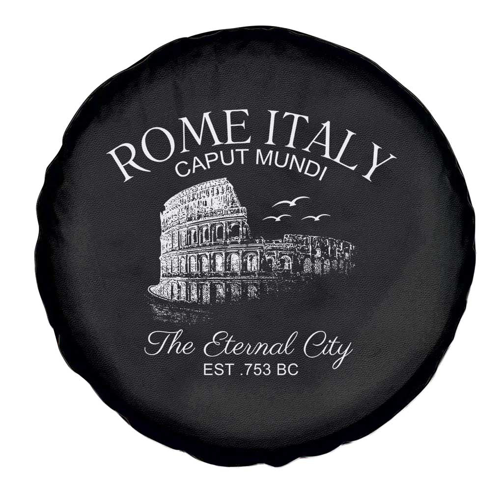 Rome Colosseum Italy Spare Tire Cover Caput Mindi The Eternal City Amphitheatre Ancient TS11 Print Your Wear