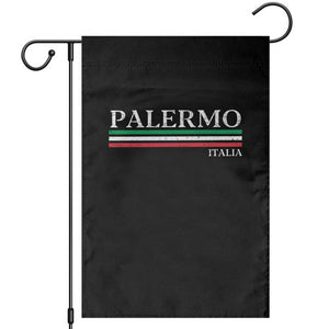 Palermo Sicily Italian Flag Souvenirs Sicilia Italia Garden Flag TS11 Black Print Your Wear