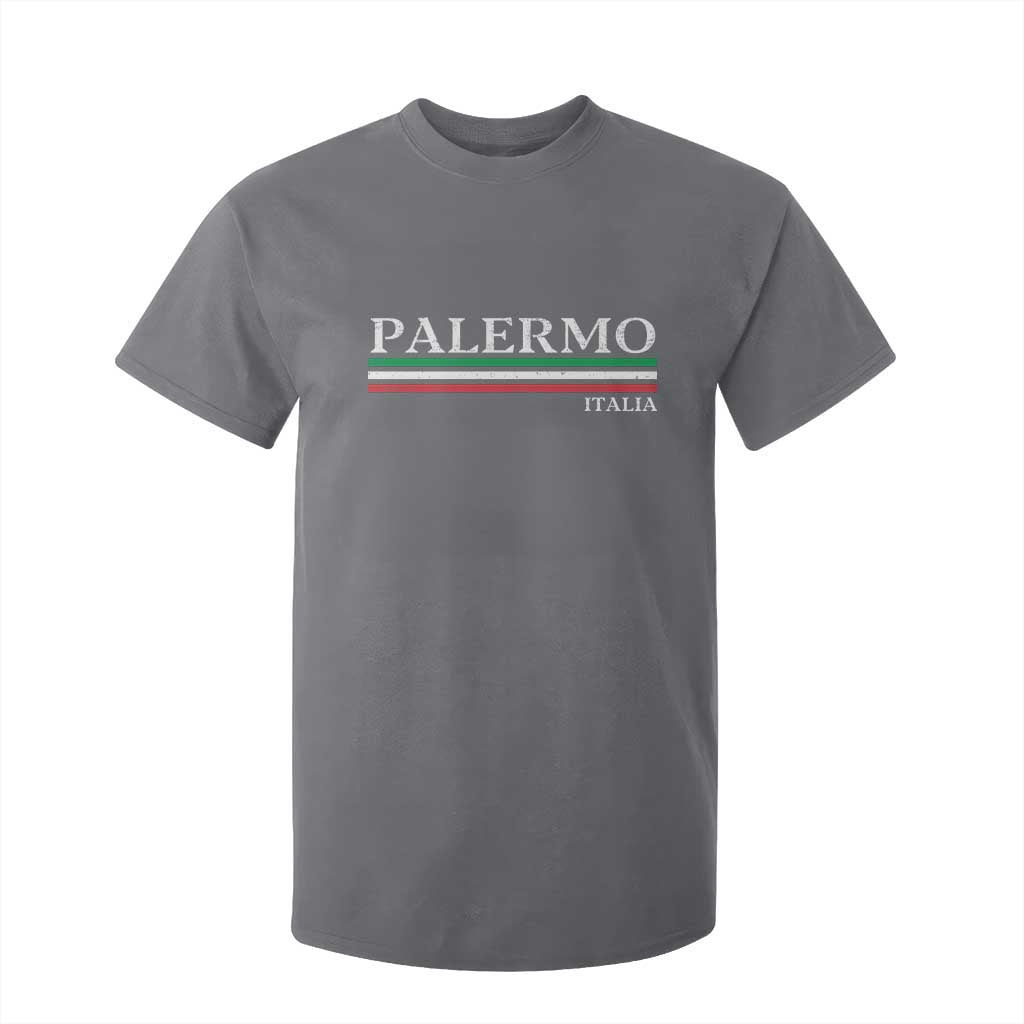 Palermo Sicily Italian Flag Souvenirs Sicilia Italia T Shirt For Kid TS11 Charcoal Print Your Wear