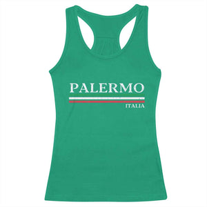 Palermo Sicily Italian Flag Souvenirs Sicilia Italia Racerback Tank Top TS11 Irish Green Print Your Wear