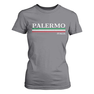 Palermo Sicily Italian Flag Souvenirs Sicilia Italia T Shirt For Women TS11 Charcoal Print Your Wear