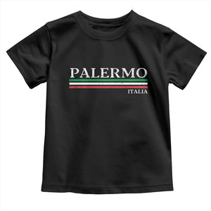 Palermo Sicily Italian Flag Souvenirs Sicilia Italia Toddler T Shirt TS11 Black Print Your Wear