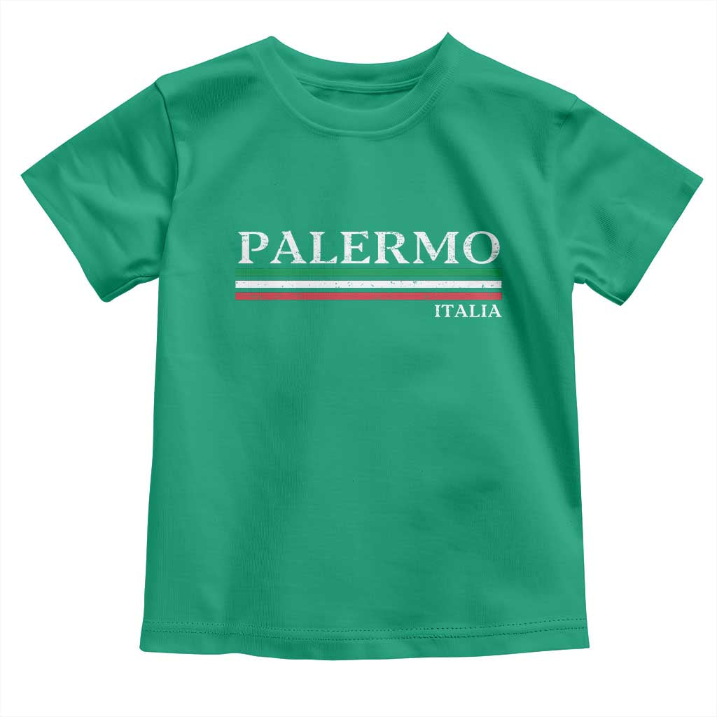 Palermo Sicily Italian Flag Souvenirs Sicilia Italia Toddler T Shirt TS11 Irish Green Print Your Wear