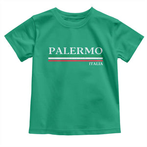 Palermo Sicily Italian Flag Souvenirs Sicilia Italia Toddler T Shirt TS11 Irish Green Print Your Wear