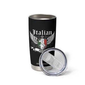 Italian Pride Tumbler Cup Vintage Patriotic Italy Map TS11 Print Your Wear
