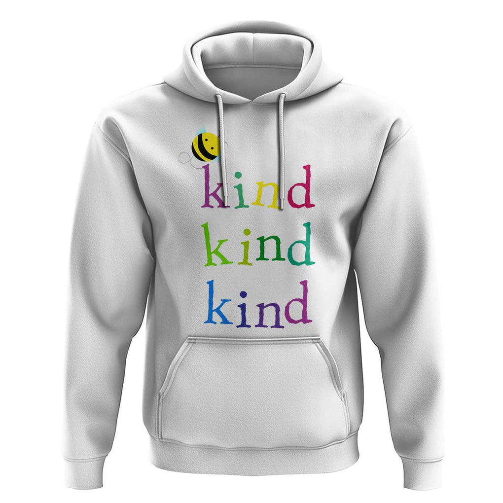 Unity Day Hoodie Be Kind Bee Orange Day Shirt Anti Bullying TS11 White Print Your Wear