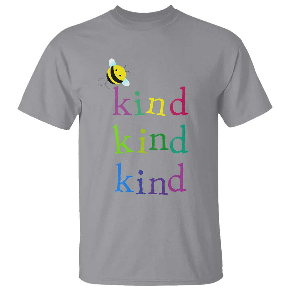 Unity Day T Shirt Be Kind Bee Orange Day Shirt Anti Bullying TS11 Sport Gray Print Your Wear