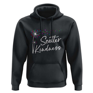 Unity Day Hoodie Scatter Kindness Dandelions Heart Anti Bullying TS11 Black Print Your Wear