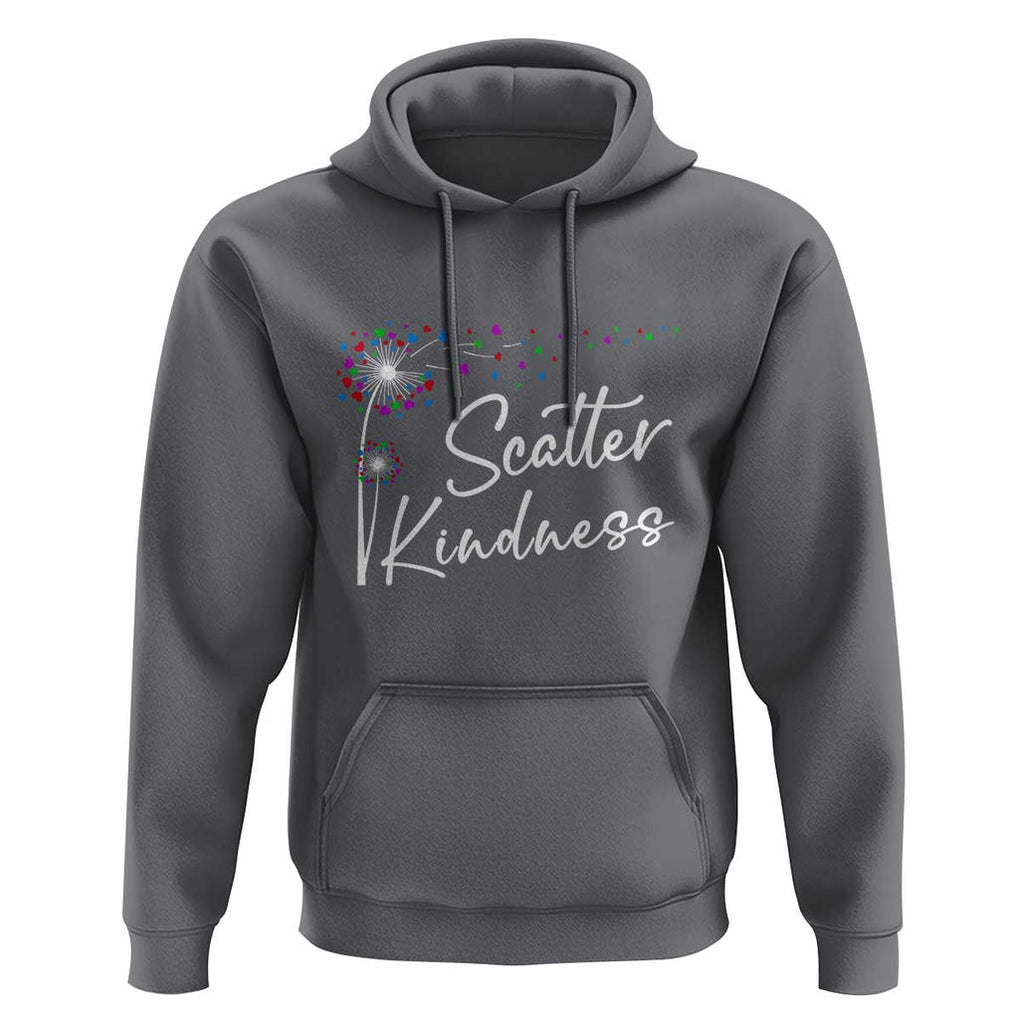 Unity Day Hoodie Scatter Kindness Dandelions Heart Anti Bullying TS11 Charcoal Print Your Wear