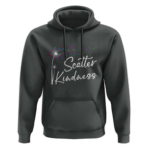 Unity Day Hoodie Scatter Kindness Dandelions Heart Anti Bullying TS11 Dark Heather Print Your Wear