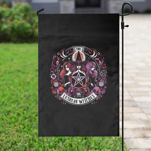 Halloween LGBT Garden Flag The Lesbian Witches Pride Flag Pentagram TS11 Print Your Wear