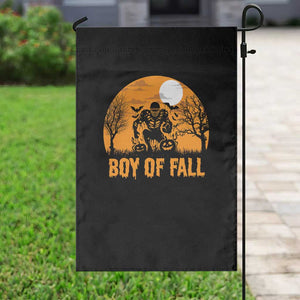 Funny Halloween Football Garden Flag Boy Of Fall American Football Player Zombie Pumpkin Bat TS11 Print Your Wear