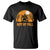 Funny Halloween Football T Shirt Boy Of Fall American Football Player Zombie Pumpkin Bat TS11 Black Print Your Wear