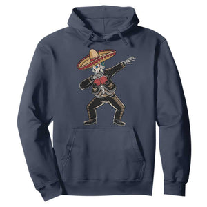 Day Of The Dead Hoodie Dabbing Sugar Skull Skeleton Mariachi TS11 Navy Print Your Wear