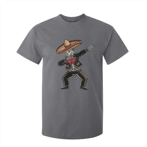 Day Of The Dead T Shirt For Kid Dabbing Sugar Skull Skeleton Mariachi TS11 Charcoal Print Your Wear