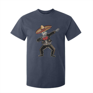 Day Of The Dead T Shirt For Kid Dabbing Sugar Skull Skeleton Mariachi TS11 Navy Print Your Wear