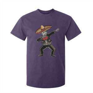 Day Of The Dead T Shirt For Kid Dabbing Sugar Skull Skeleton Mariachi TS11 Purple Print Your Wear