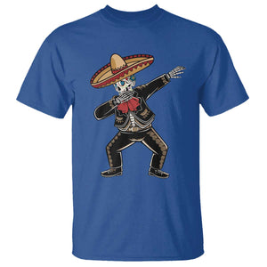 Day Of The Dead T Shirt Dabbing Sugar Skull Skeleton Mariachi TS11 Royal Blue Print Your Wear