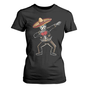 Day Of The Dead T Shirt For Women Dabbing Sugar Skull Skeleton Mariachi TS11 Black Print Your Wear