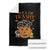 Funny Halloween Throw Blanket Trick Or Trashy Racoon Vintage Pumpkin Bat Trash TS11 Black Print Your Wear