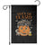 Funny Halloween Garden Flag Trick Or Trashy Racoon Vintage Pumpkin Bat Trash TS11 Black Print Your Wear