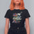 Funny Halloween T Shirt For Women Sorta Sweet Sorta Spooky Ghost Flower Knife Murderer TS11 Black Print Your Wear