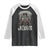 Christian Biker I Ride With Jesus Raglan Shirt Religious Faith Motorcycle Rider Skull TS11 Black White Print Your Wear