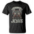 Christian Biker I Ride With Jesus T Shirt Religious Faith Motorcycle Rider Skull TS11 Black Print Your Wear