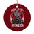 Christian Biker Ceramic Ornament Ride With Jesus Religious Faith Motorcycle Rider TS11 1pc Red Print Your Wear