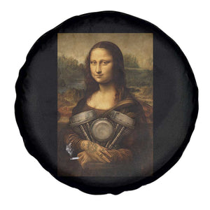 Funny Monalisa Rider Vintage Retro Motorcycle Engine Spare Tire Cover TS11 Print Your Wear