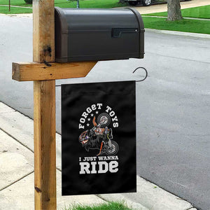 Dirt Bike Boys Garden Flag Funny Forgive Toys I Just Wanna Ride Motocross Rider TS11 Print Your Wear