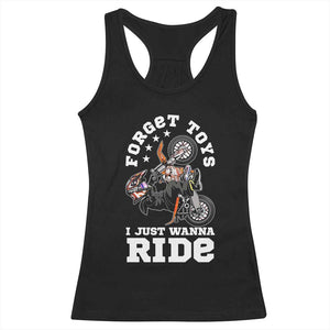 Dirt Bike Boys Racerback Tank Top Funny Forgive Toys I Just Wanna Ride Motocross Rider TS11 Black Print Your Wear