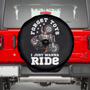 Dirt Bike Boys Spare Tire Cover Funny Forgive Toys I Just Wanna Ride Motocross Rider TS11 Black Print Your Wear